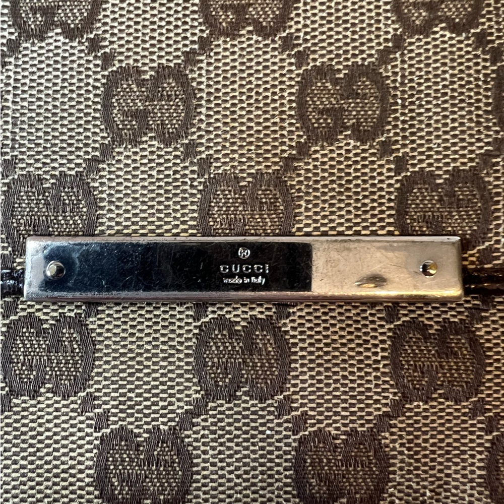 Gucci, canvas and leather, compact bifold wallet - Picture 2 of 16